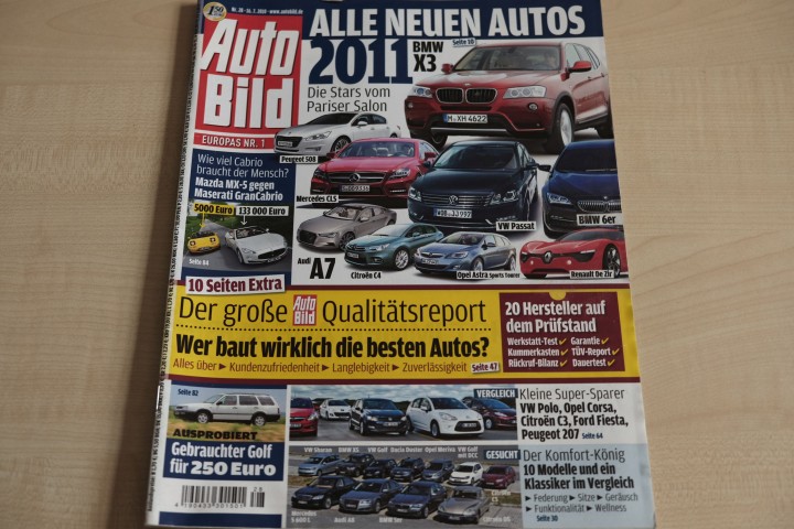 Deckblatt Auto Bild (28/2010)